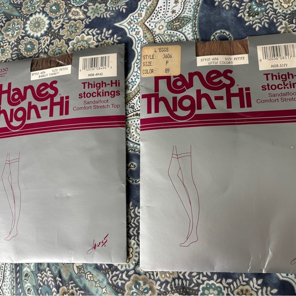 Hanes Other - Hanes - Size P - Thigh high Stockings 2 pair - never opened -